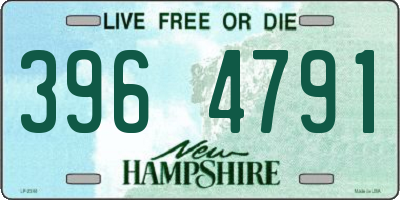 NH license plate 3964791