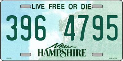 NH license plate 3964795