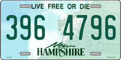 NH license plate 3964796
