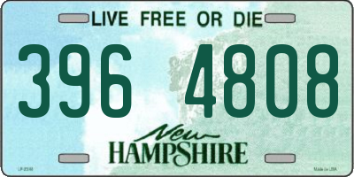 NH license plate 3964808
