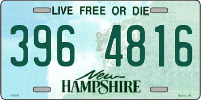 NH license plate 3964816