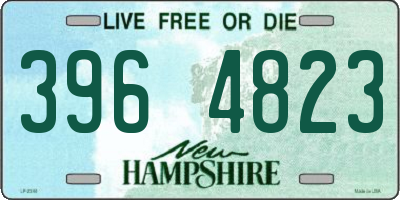 NH license plate 3964823