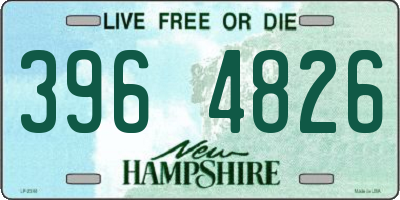 NH license plate 3964826