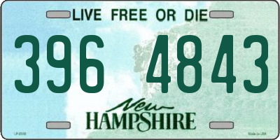 NH license plate 3964843