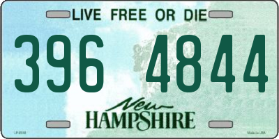 NH license plate 3964844