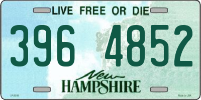 NH license plate 3964852