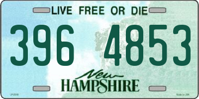 NH license plate 3964853