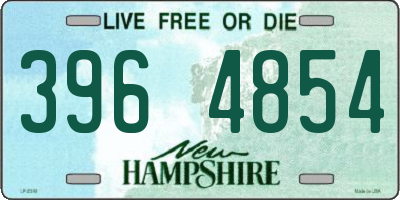 NH license plate 3964854