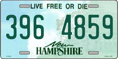 NH license plate 3964859