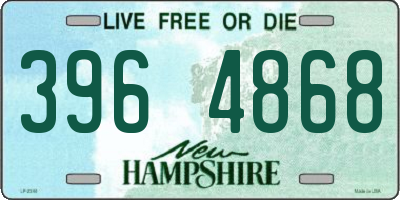 NH license plate 3964868