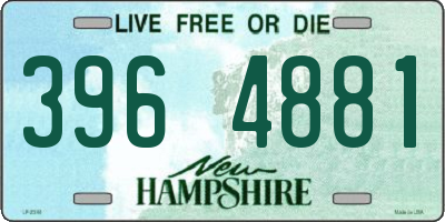 NH license plate 3964881