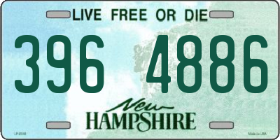 NH license plate 3964886