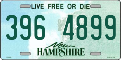 NH license plate 3964899