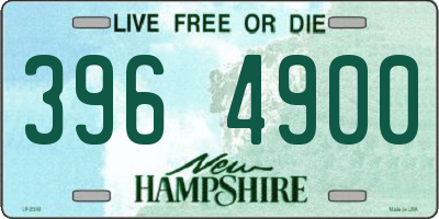 NH license plate 3964900