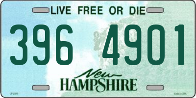 NH license plate 3964901