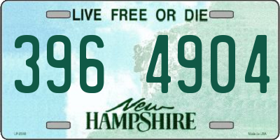 NH license plate 3964904