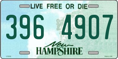 NH license plate 3964907