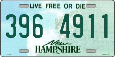 NH license plate 3964911
