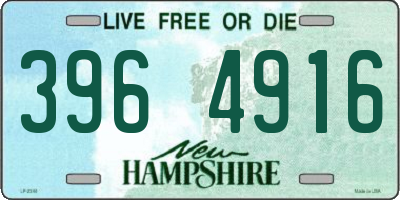 NH license plate 3964916
