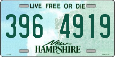 NH license plate 3964919