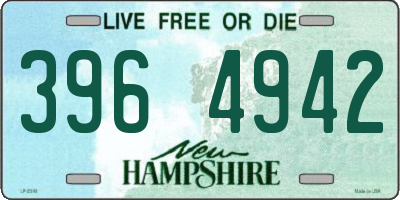 NH license plate 3964942