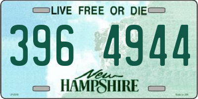 NH license plate 3964944