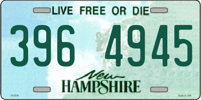 NH license plate 3964945