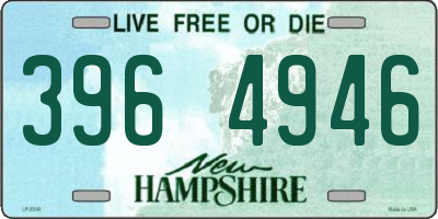 NH license plate 3964946