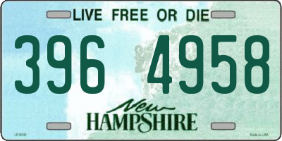 NH license plate 3964958