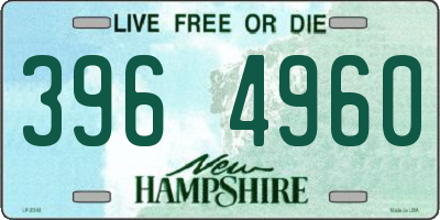 NH license plate 3964960