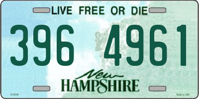 NH license plate 3964961
