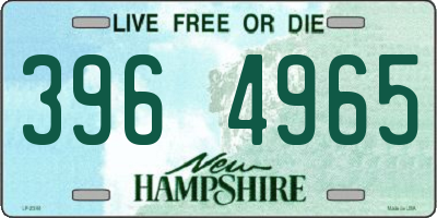 NH license plate 3964965