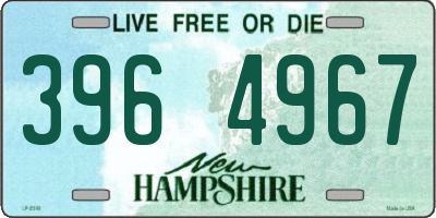 NH license plate 3964967