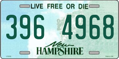 NH license plate 3964968