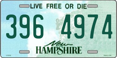 NH license plate 3964974
