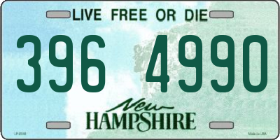NH license plate 3964990