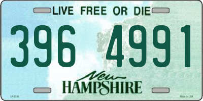 NH license plate 3964991