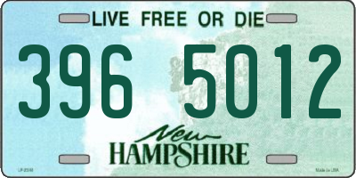 NH license plate 3965012