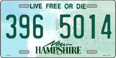 NH license plate 3965014