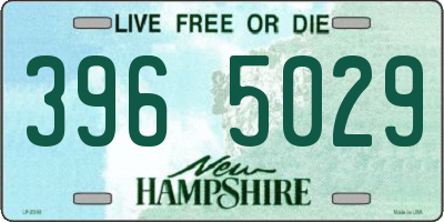 NH license plate 3965029