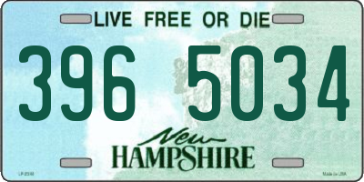 NH license plate 3965034