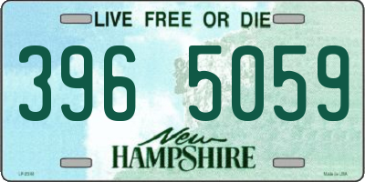 NH license plate 3965059