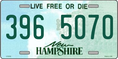 NH license plate 3965070