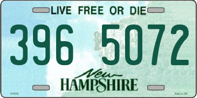 NH license plate 3965072