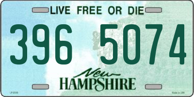 NH license plate 3965074