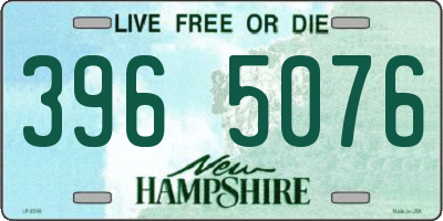 NH license plate 3965076