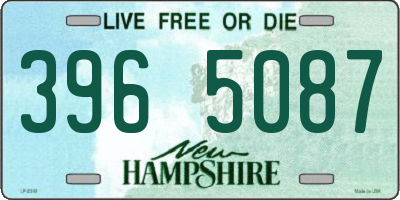 NH license plate 3965087