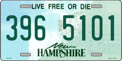 NH license plate 3965101