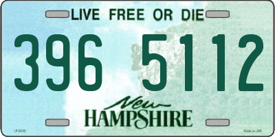 NH license plate 3965112