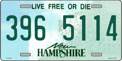 NH license plate 3965114